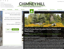 Tablet Screenshot of chimneyhill.com